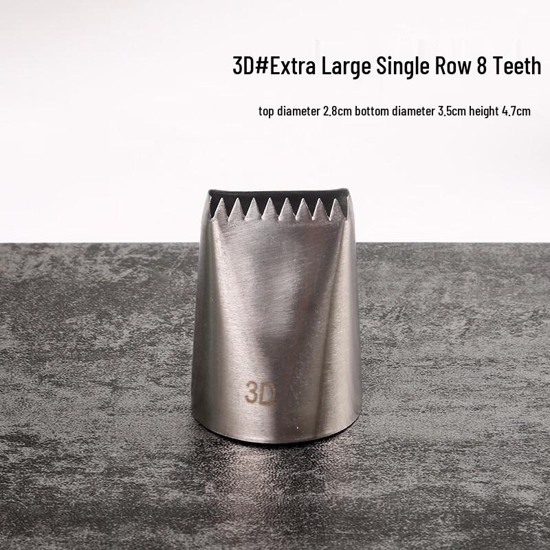 Ru Han Stainless Steel Basket Weave Piping Nozzle Set