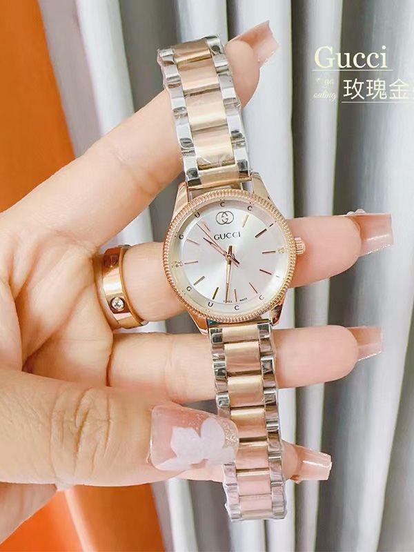 Exquisite Damenuhren Luxusuhren mit Metallarmbändern Modische Accessoires für Frauen