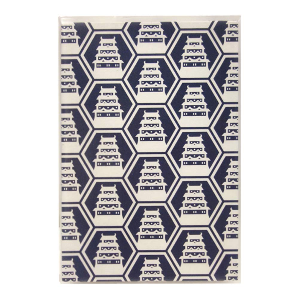 

Castle Stamp Book Yuzen Washi Paper Cover Navy Blue Pocket-style - -