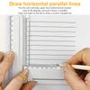 Creative Folding Geometric Drawing Ruler Rectangle Ruler Protractor Stationery