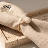 Table Decorations for Weddings 3Pcs Faux Pearl Napkin Rings, Reusable Metal Holders, Elegant Rings Banquets Dinner Parties Decor Holders