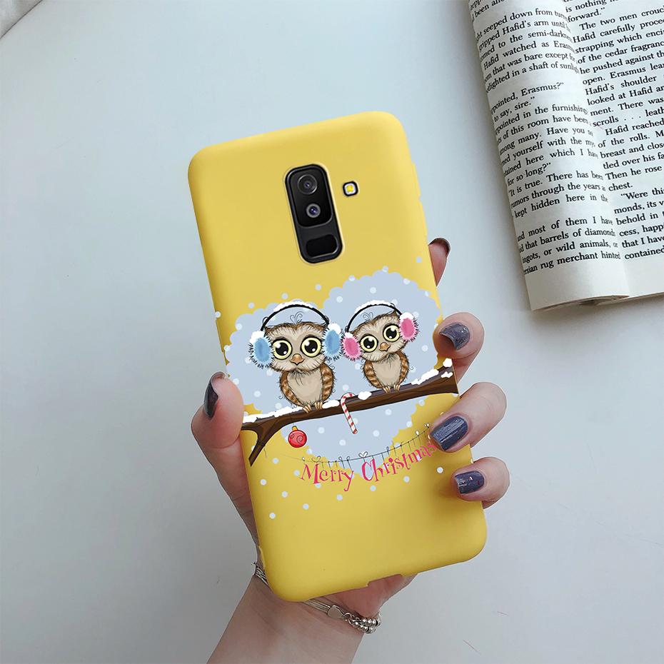Daisy Flower Phone Case For Samsung Galaxy A6 Plus A6+ 2018 A605F Case Cover Cute Silicone Funda For Samsung A6 2018 A600F Case