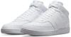Women's Nike Court Vision Mid Sneakers (CD5436-100) White/white/white