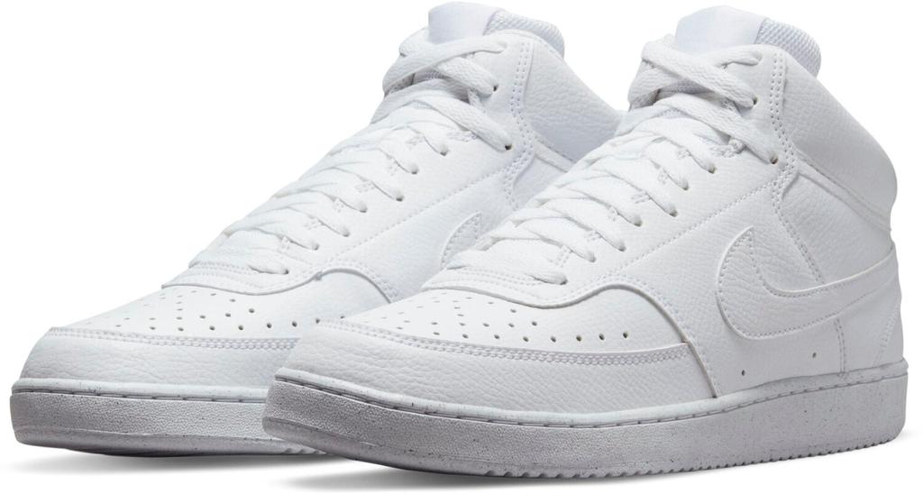 Women's Nike Court Vision Mid Sneakers (CD5436-100) White/white/white