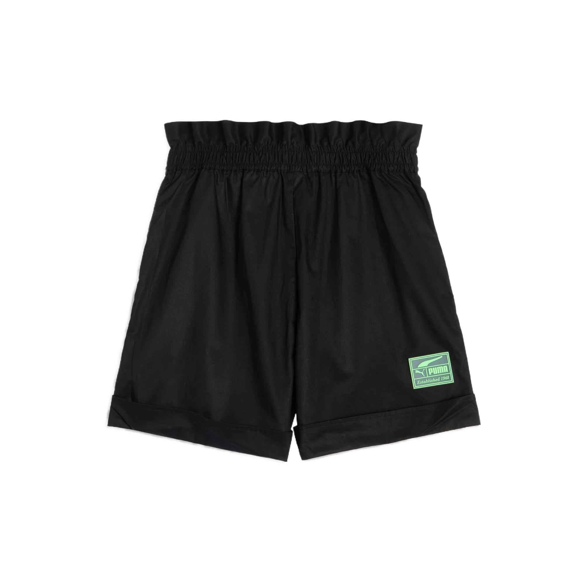 

New PUMA FW23 Casual Shorts Women s Black 626621-01 L