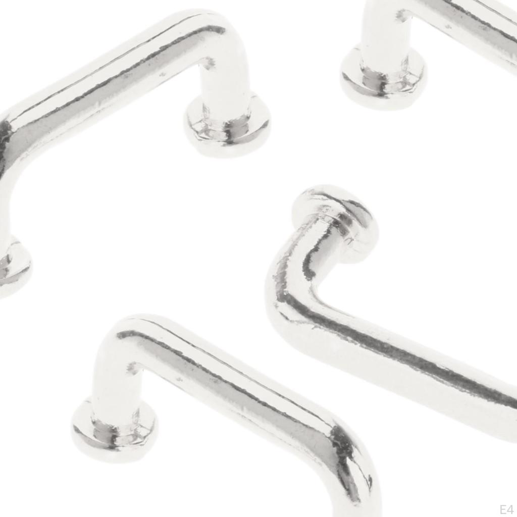 1/12 Dollhouse Pulls DIY Shape Vintage Toy Model Drawer Pull Closet Door