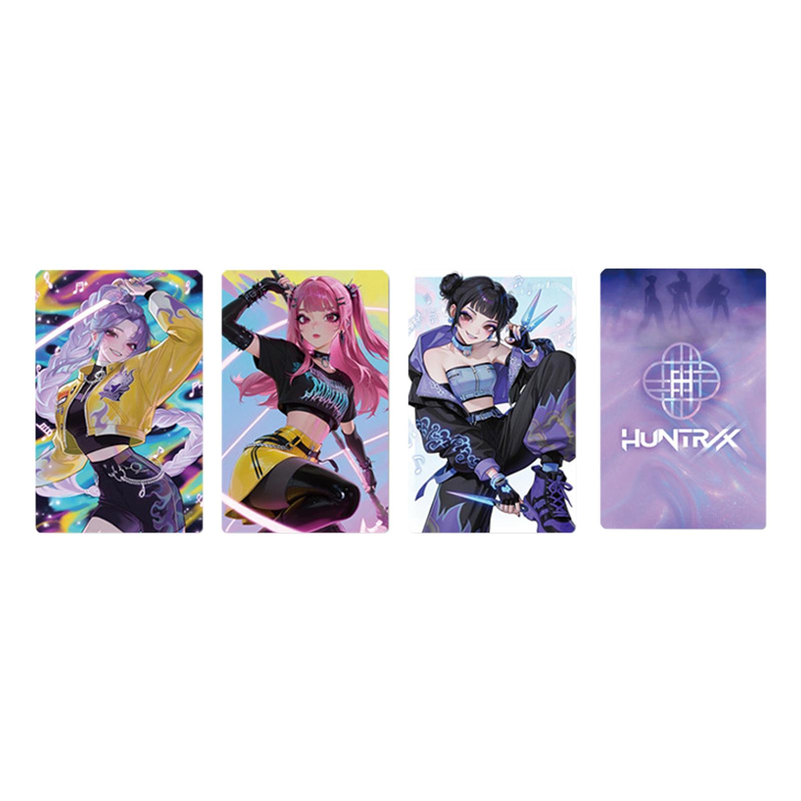 

Набор из 3 коллекционных карточек с мультяшными фотографиями в стиле аниме, сувенир One Size