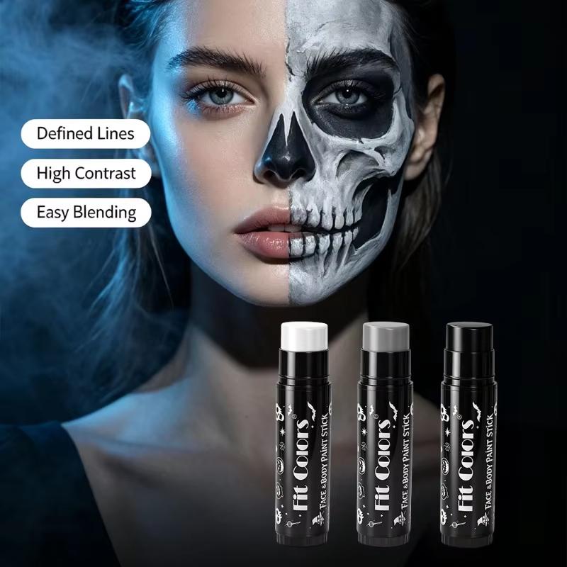14 Colori Bastoncini Pittura Viso Corpo Nero Bianco Colorati Pittura Fai da Te Cosplay Fondotinta Bastoncini Miscelabili per Festa Halloween Trucco
