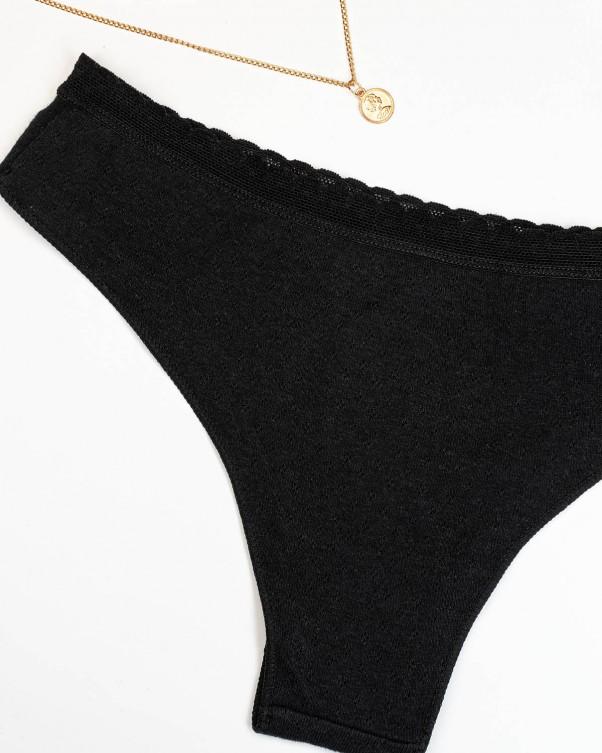 ISSA Plus perforerad bomullsbikini