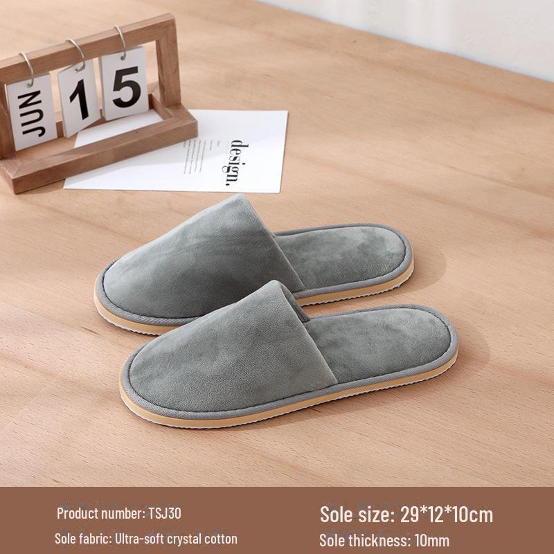 Grube bawełniane kapcie dla par: Zimowe obuwie domowe dla mężczyzn i kobiet