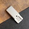 Stainless Steel Mechanical Ratchet Toy Ding-Ding Card Pusher EDC Fidget Toys Office Stress Relief Toys For Adult Children Gift