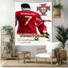 Cristiano Ronaldo Custom Jouw Naam Muurdecoratie Wandkleed Kunst Voor Huisdier Herdenking Verjaardag Bruiloft Feest Achtergrond Familiecadeau