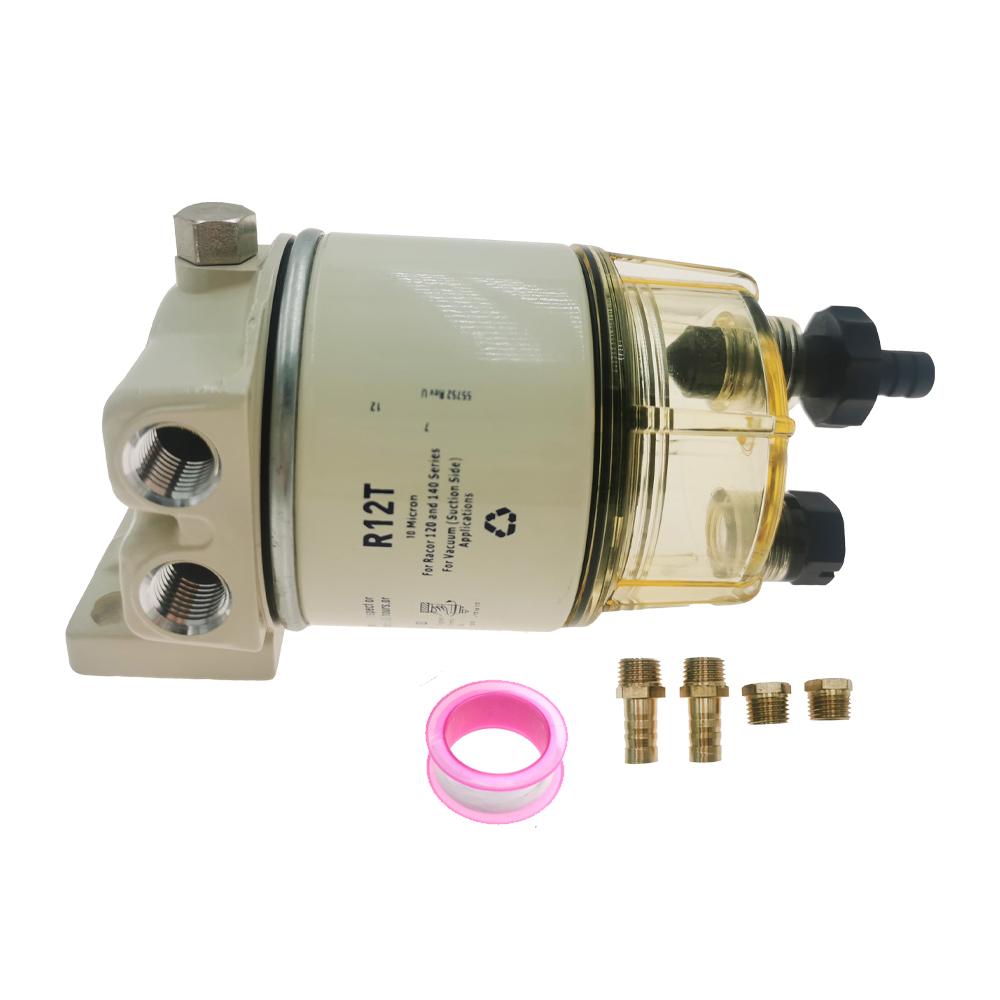 1 Pcs Brand New R12T Fuel/ Water Separator Complete Assembly Filter Diesel Engine For Racor 140R 120AT Automotive Parts Filter