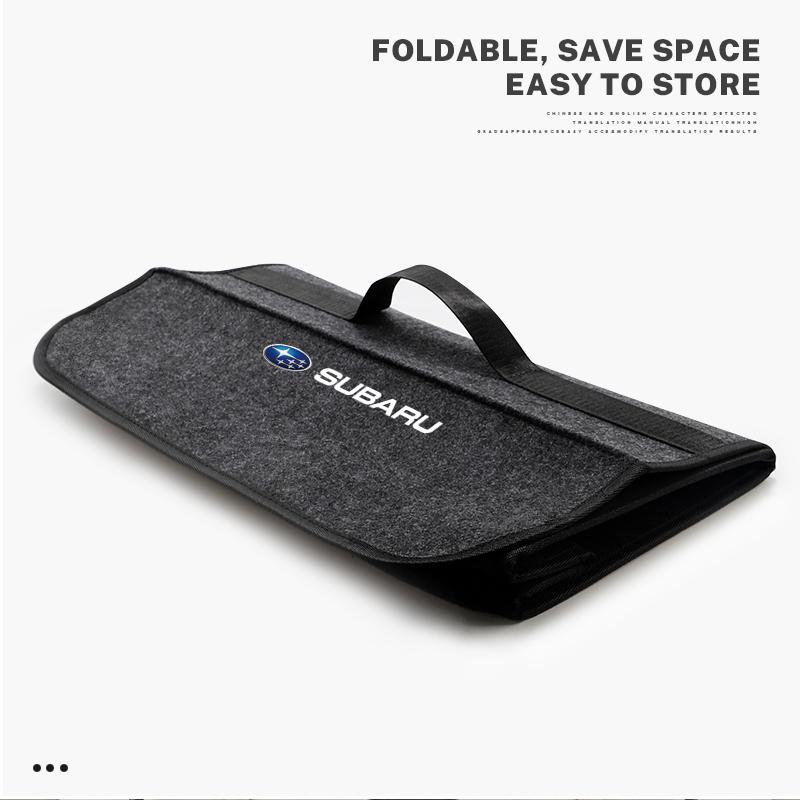 Car Trunk Organizer Storage Tidying Foldable Accessories Supplies For Subaru WRX Forester Tribeca Legacy BRZ Crosstrek Levorg XV