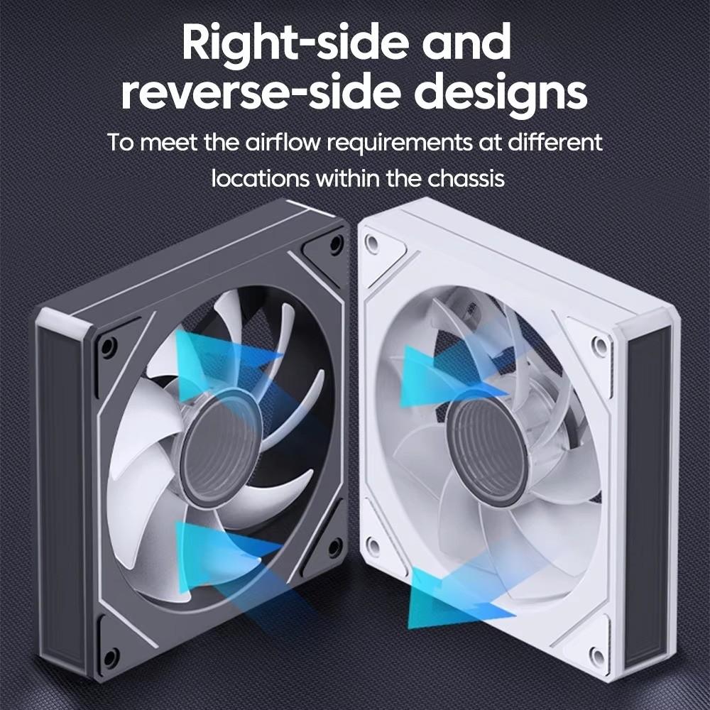 120mm Computer Cooling Fan PWM Computer Fan Silent PC Case Fan CPU Cooler