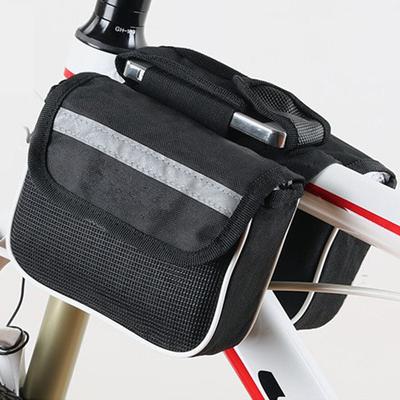 1 Stück Drei Farben Fahrradtaschen MTB Vordere Oberrohr Doppelte Satteltaschen für Radsportbegeisterte