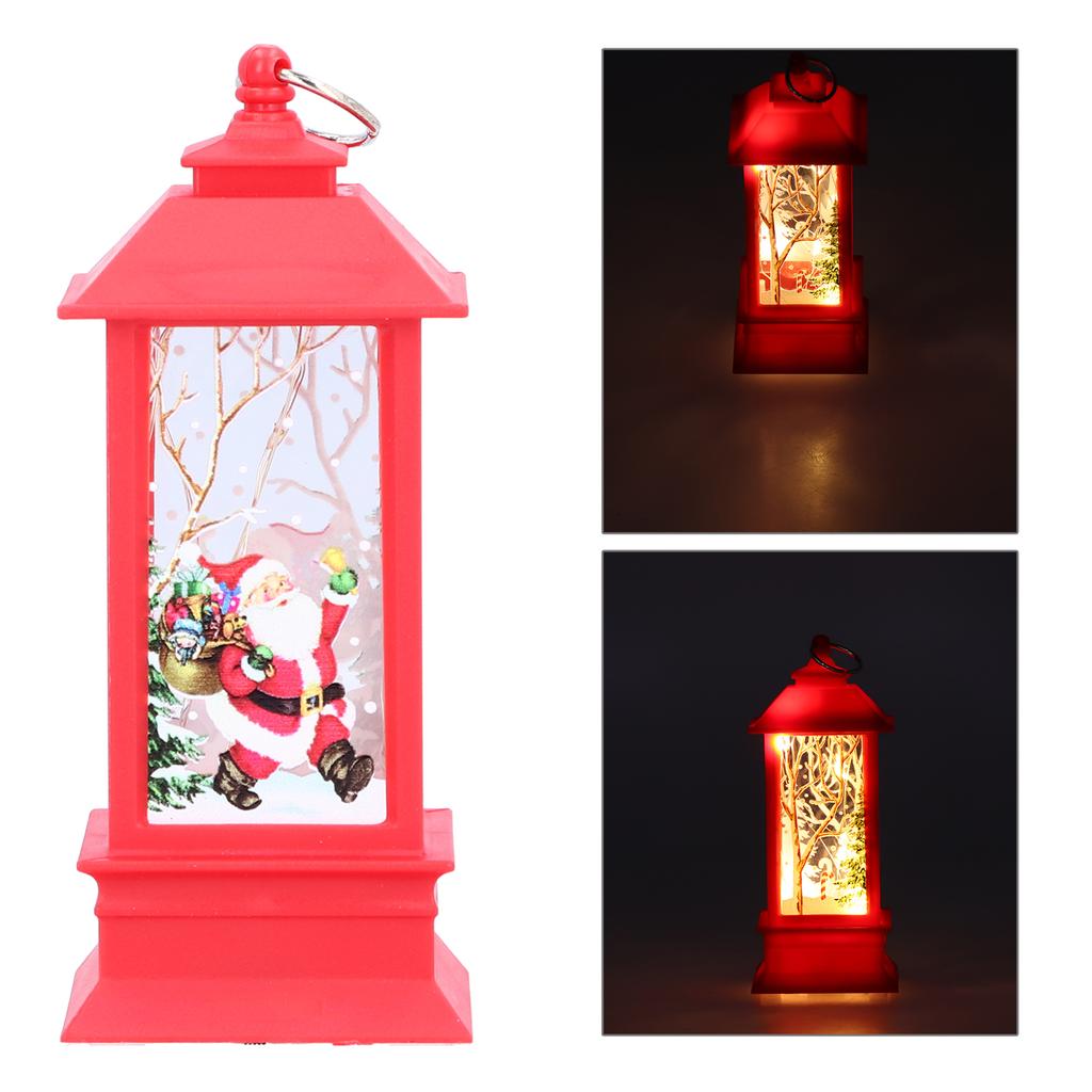 Christmas Hanging Lamp Decorative Lantern Battery Operated for Xmas Party Home Decor Festive Ornament Warm Atmosphere Creation