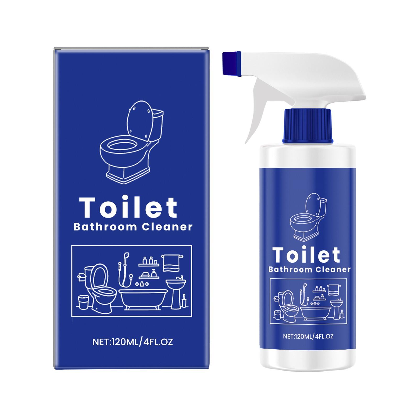 

Спрей для чистки туалета, очиститель для ванной комнаты, известковый налет, плитка, туалет, универсальный эффективный спрей, 120 мл One Size белый