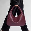 Hand-Woven Retro Single Shoulder Underarm Women'S Bag Fashion Trend Portable Oblique Span Women'S Bag