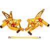 Compatible Honda CBR250R (15-18) CBR300R (17-20) Racing Style Raised Footpegs