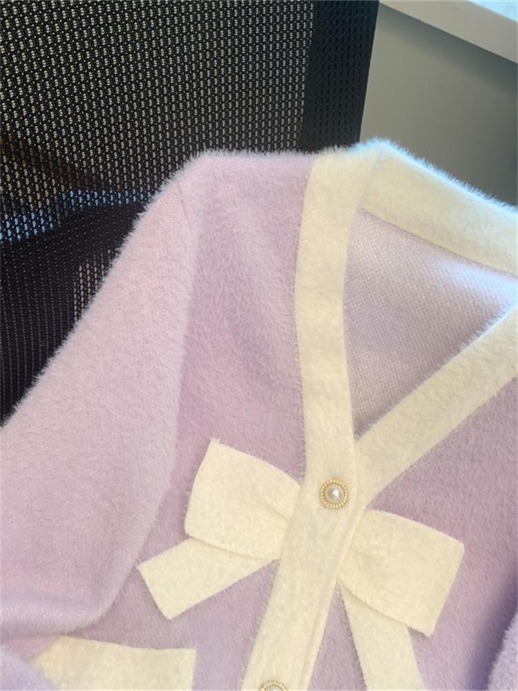 Кардиган с бантом — фото 12