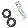 9 Holes Sprocket Mount Kit Aluminium Alloy Backing Plate Reinforced Washer Kit for 49‑80CC Electric Bicycle Motorcycle