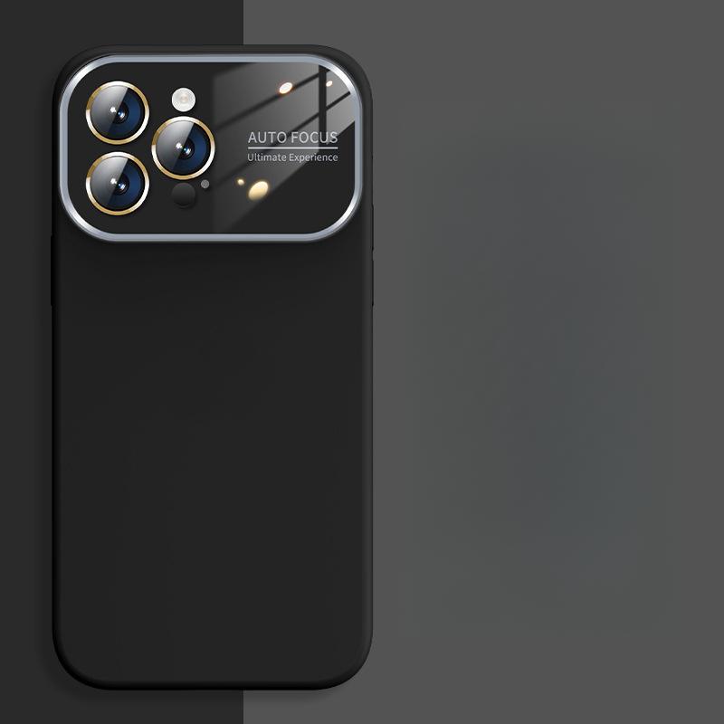 Liquid Silicone Large Window, Suitable for Iphone16 Full Lens Phone Case, IPhone 15 Matte Phone Case, 12 Soft