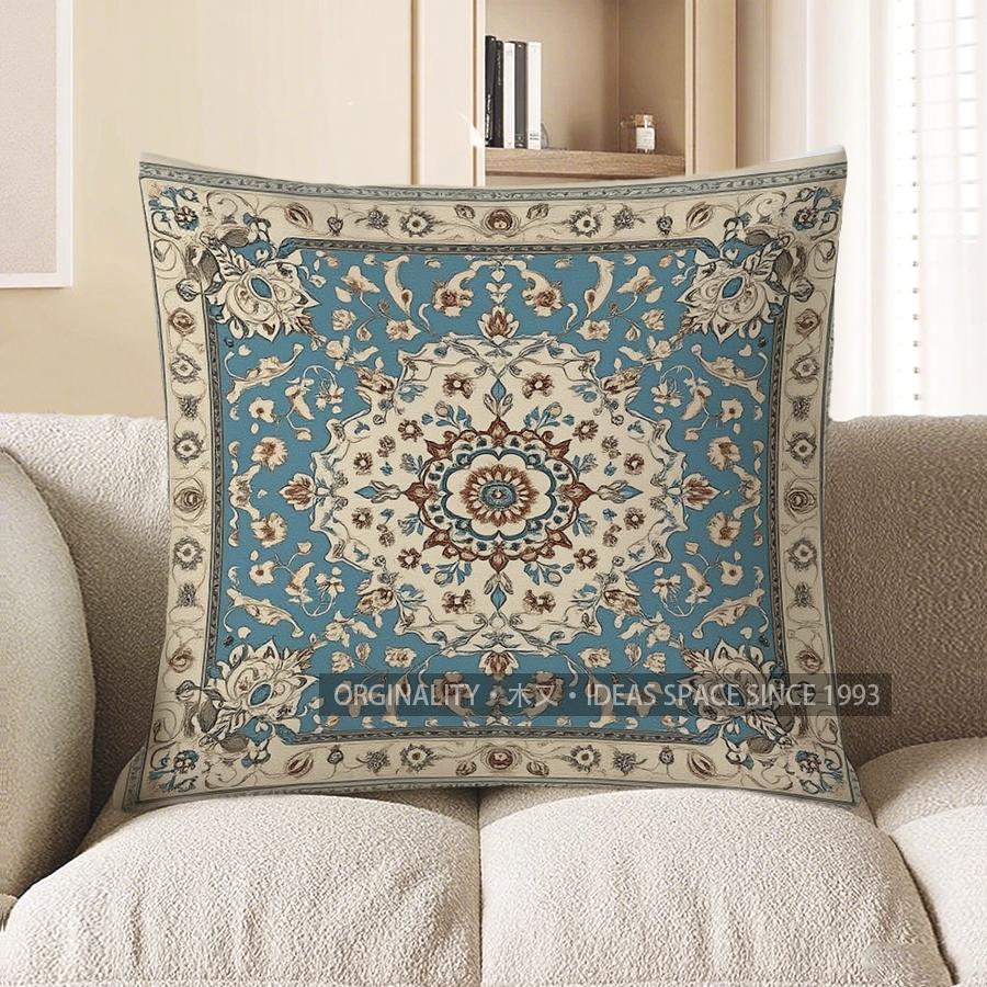 Home Decor Exquisite Floral-Patterned Decorative Pillow Cover Pattern Cushion Cover Suitable For Sofa Bedroom Car Pillow Cover