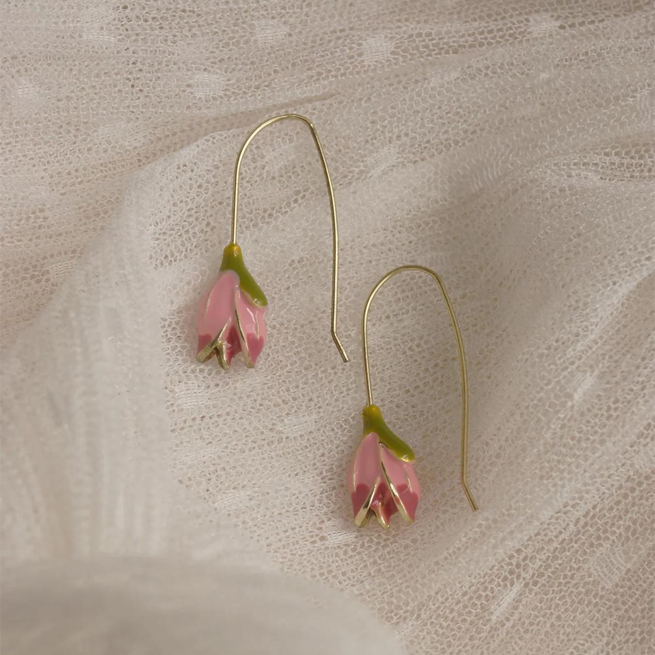 Винтажные серьги-тюльпаны — фото 3