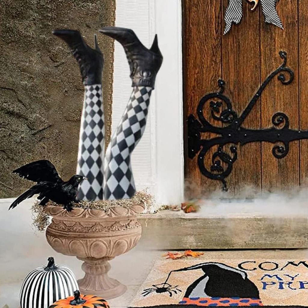 Halloween Decorations: Evil Witch Thighs, Opposite-Sex Funny Beauty Legs