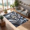 Tappeto in Flanella Stampato Juventus FC Antiscivolo Morbido Poliestere Tappeto per Pavimento Tappetino Decorativo per Interni per Camera da Letto Soggiorno Divano
