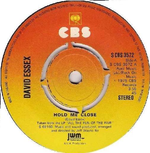 

7inch Record DAVID ESSEX - Hold Me Close SCBS3572 CBS 1975 Japan Rock Used