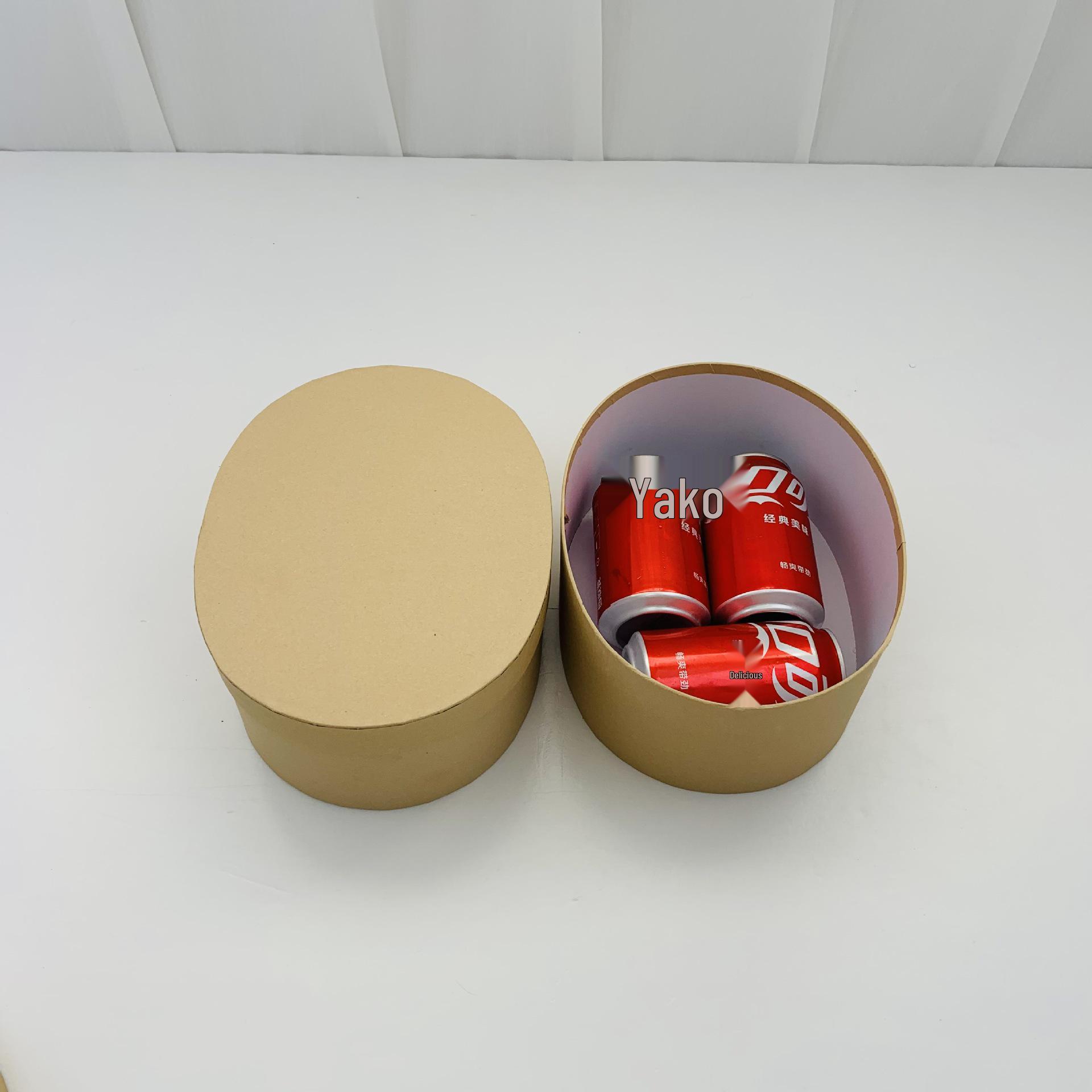 

Подарочная коробка из крафт-бумаги ко Дню учителя: Прозрачная овальная коробка для упаковки печенья и конфет для выпечки