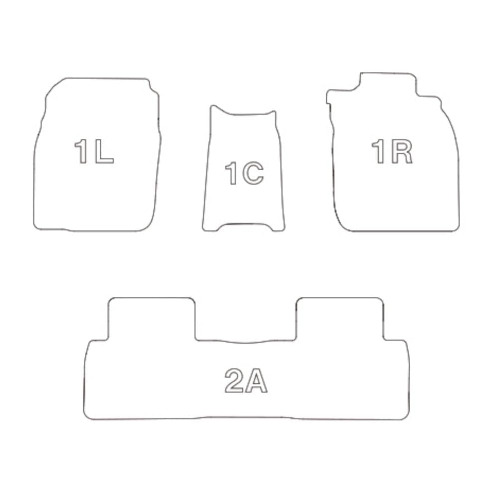 Covoraș Clazzio 3D Tip Set pentru 1 Aria FE0 NOU Cauciuc Tip Negru R4(2022)/5~ EN-0564 [5EENB0564K]