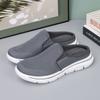 Fashion Summer Men Half Shoes Slippers Slip On Shoes Women Mesh Breathable Soft Comfortable Loafers Big Size 47 48 Zapatillas Hombre