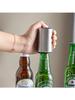 2pcs Stainless Steel Automatic Beer Bottle Opener - Magnetic Press Top Cap Remover For Home, Camping, Bar And Party