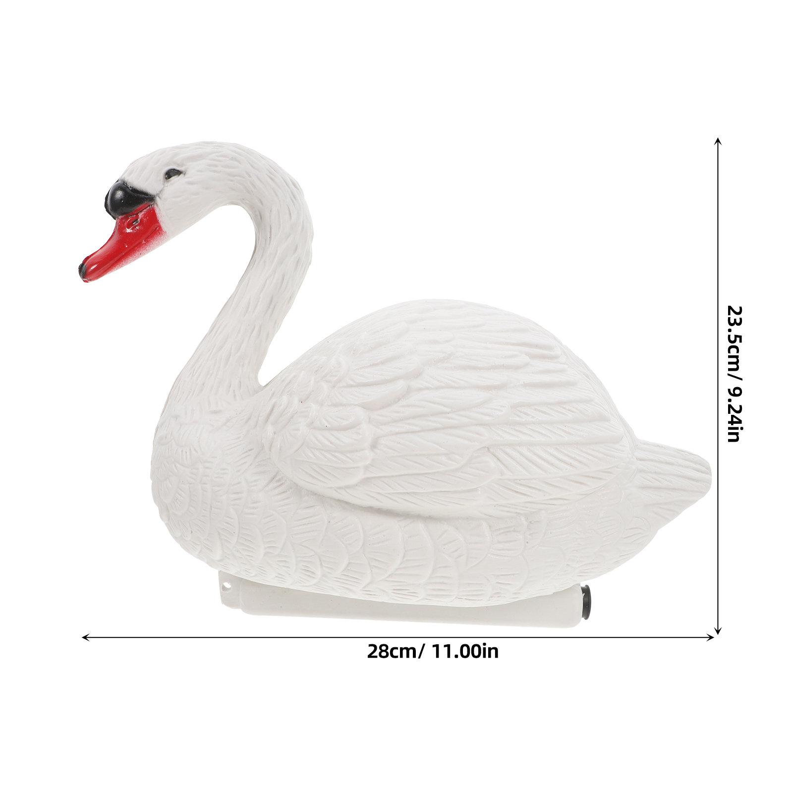 

Lifelike Floating Swan Outdoor Pond Decoration Realistic Chinese Handicraft Garden Statue Yard Landscape Ornament