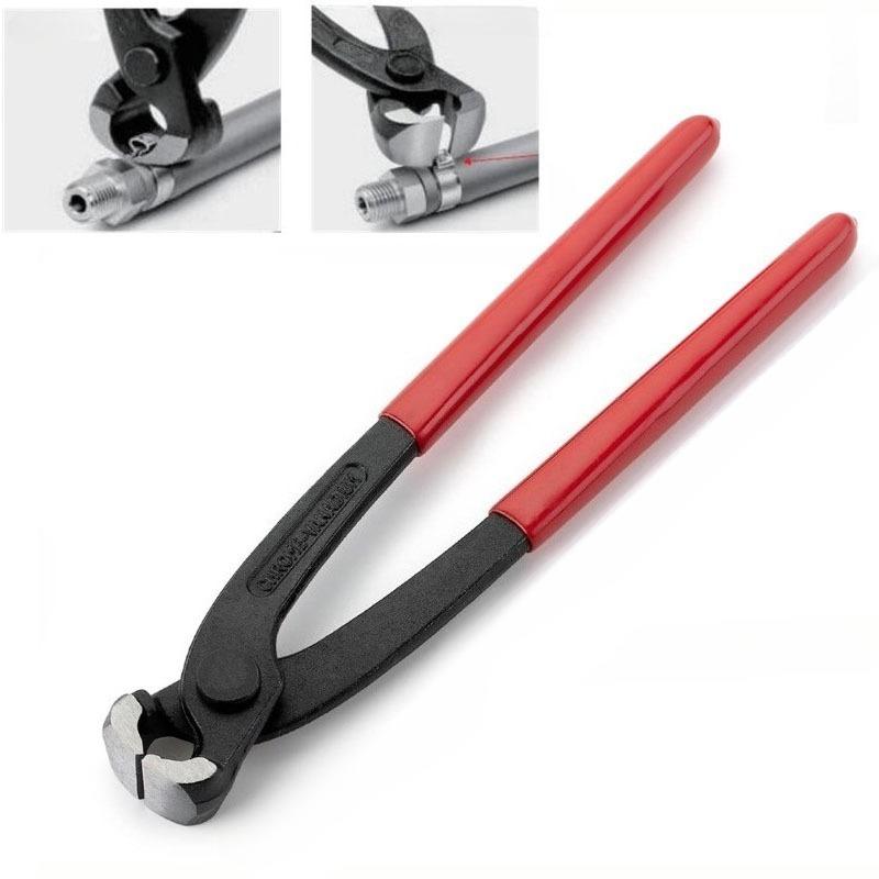 10 Inch Ball Cage Pliers Stepless Ear Clamp Tool Manual Crimping Pliers for Water Pipe Hose Throat Clamp Installation
