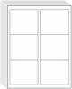 3-1/3" X 4" Shipping Address Labels 300 Label Stickers Paper for Laser/Inkjet Printer 6 Pe