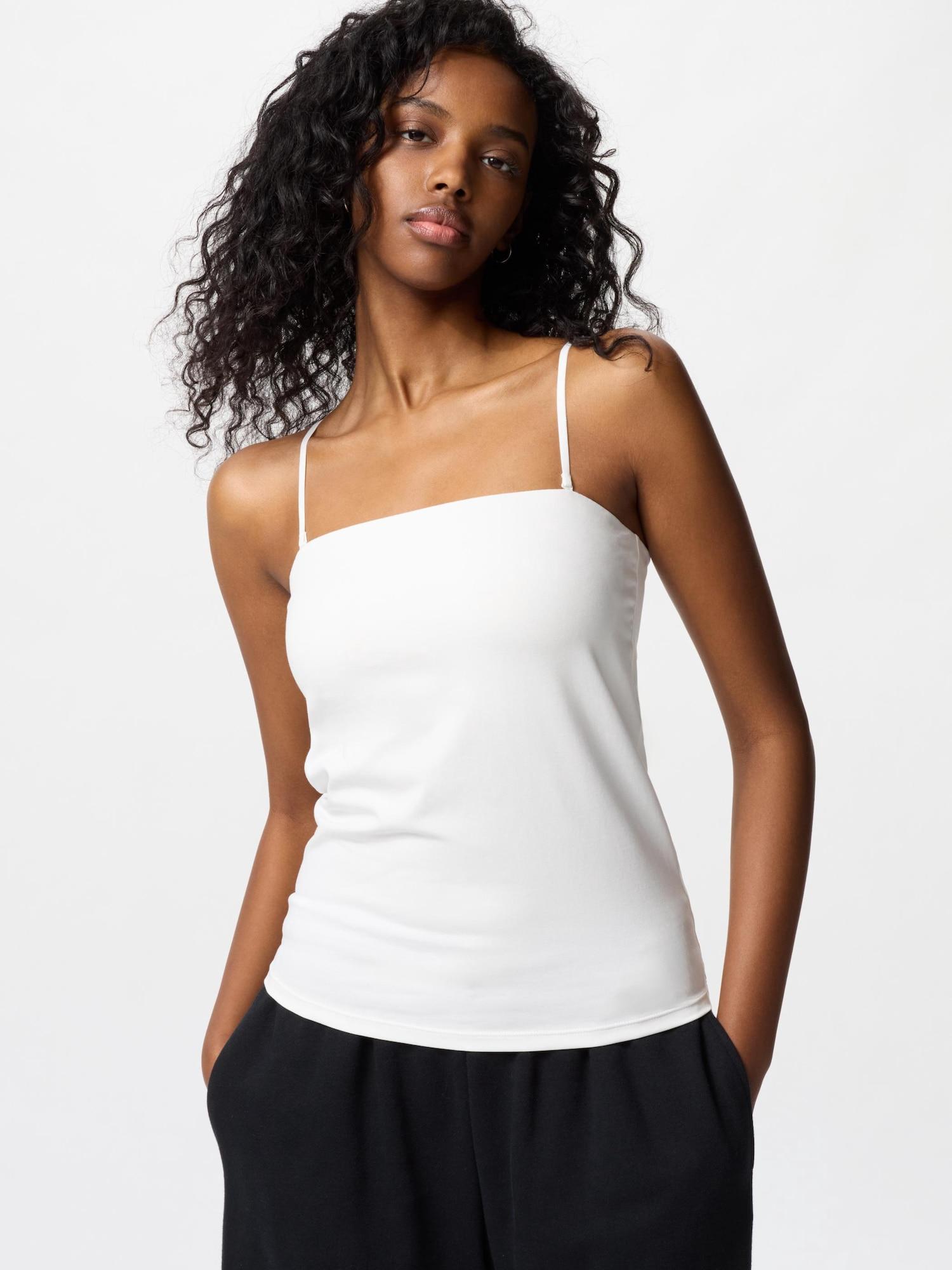 

Хлопковый топ-бра Uniqlo Airism 00 WHITE/WOMEN S