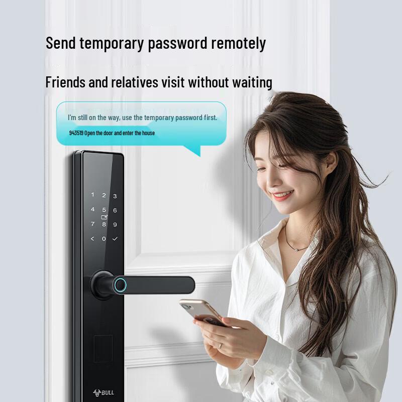 BULL Z07 Smart Fingerprint Electronic Door Lock
