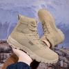 Podzimní a zimní vysoké outdoorové vojenské boty módní ležérní boty outdoorové horolezecké turistické boty vysoké martensky bojové výcvikové boty