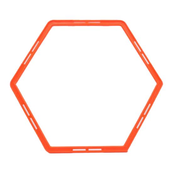 6Pcs Hexagon Agility Exercise Rings Football Basketball Training Loop Circle