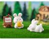 Enchanting Fairy Forest Bunny Resin Figurine Creative Tabletop Home Decor Accessory