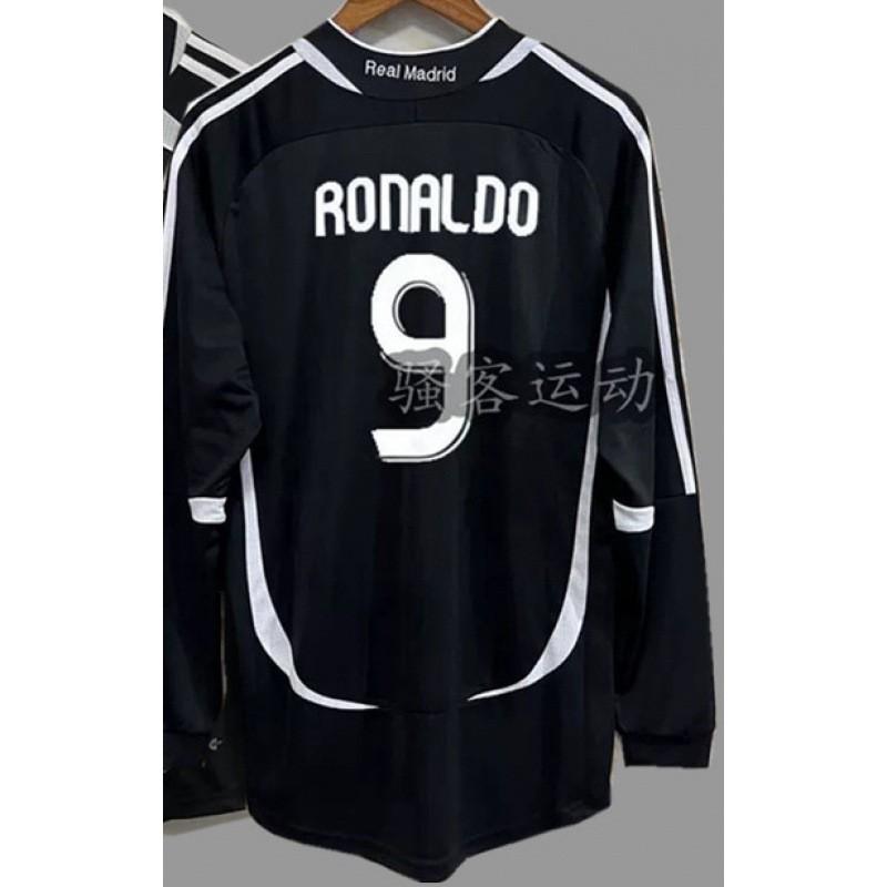 Retro Long Sleeve Soccer Jersey Football Shirt Men Women Vintage Legends Print Sports Training Top
