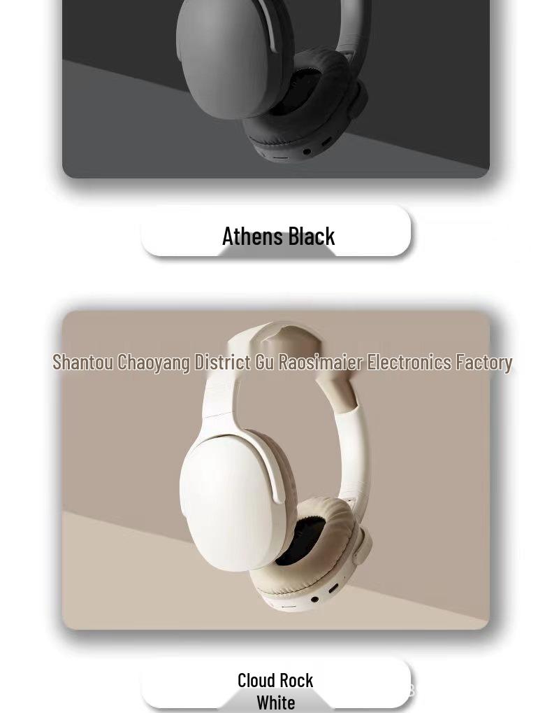 Cross-border Bestseller: Wireless Bluetooth Headband Headphones 2961 – Sports Over-Ear TYPE-C Gaming High-Fidelity Headset