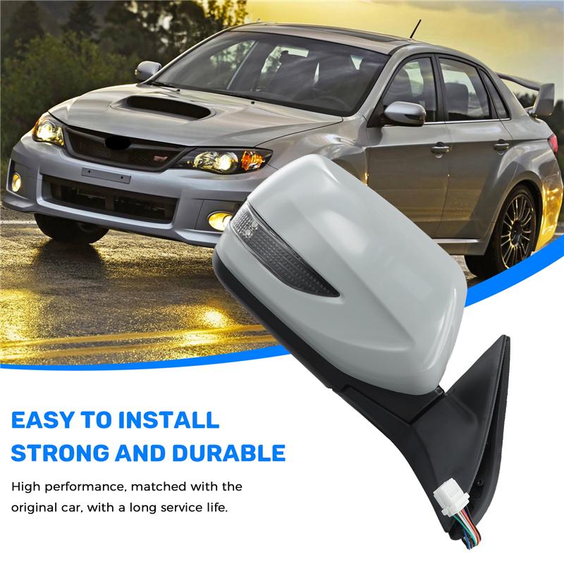 Rearview Mirror Assembly Car Rearview Mirror Reflector For Subaru Legacy 2010-2012 Outback 2010 2011-A87Q