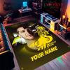 Custom Borussia Dortmund Carpet Rug for Living Room Bedroom Home Sofa Decoration,Kids play Nonslip Floor Mat