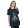 Marvel Womens/Ladies Avengers Christmas Tree Cotton Boyfriend T-Shirt