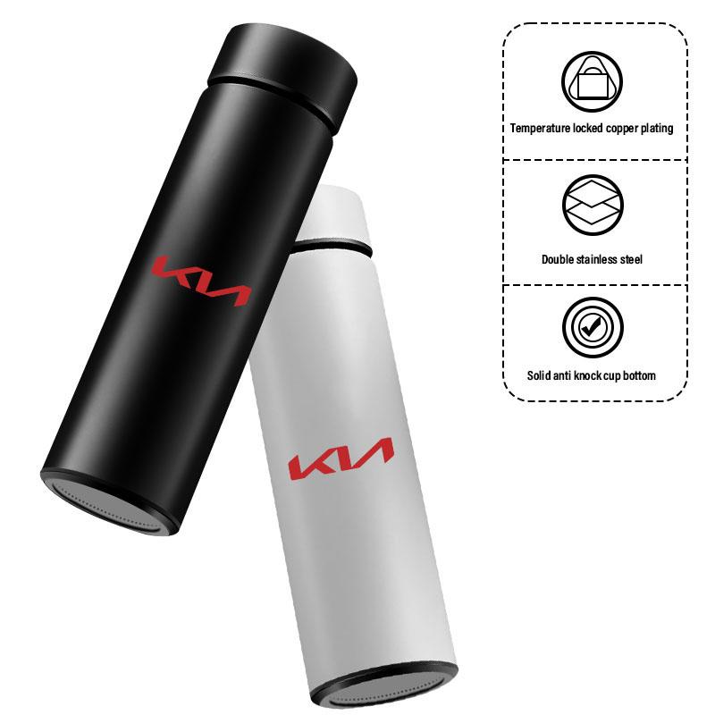 500ml Chytrý LED displej teploty Auto Přenosný termoska Auto styling Pro KIA Ceed Rio Sportage R K2 K3 K4 K5 K6 Soul Opeima Ceed Sorento Cerato